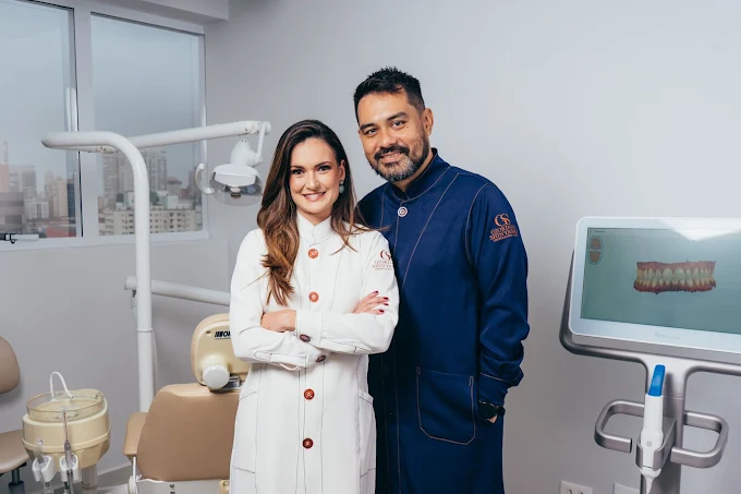 Dra. Raphaella Giordano Shinyashiki e Dr. Thiago Shinyashiki, GS Odontologia