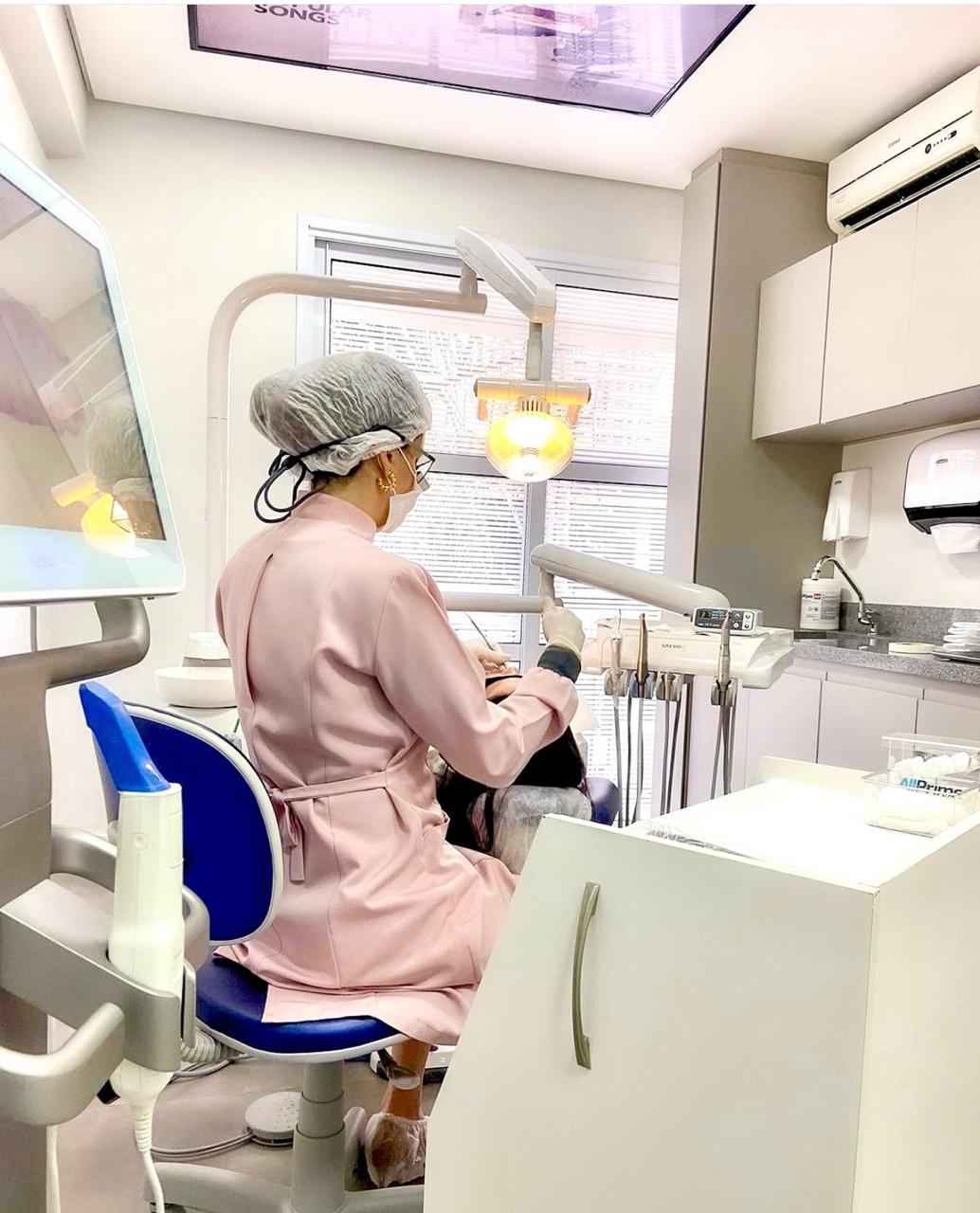 Ambiente da unidade Moema, GS Odontologia